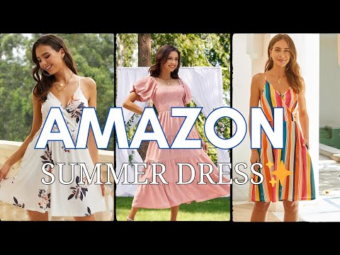 Women Summer Dress On Amazon 2024 - 5 Best Beach Dress Ideas 😍