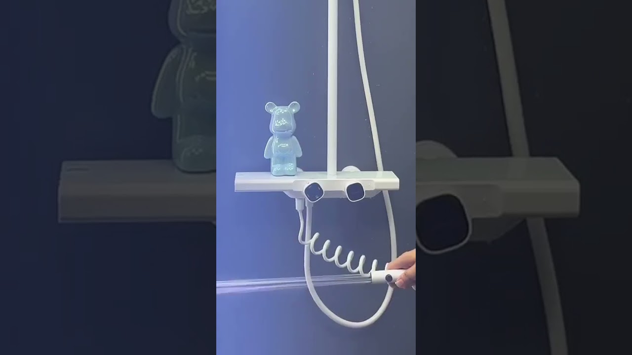 Revolutionize Your Shower with JIUCHUANG's LED Ambient Light Showerhead | Smart Bathroom Tech