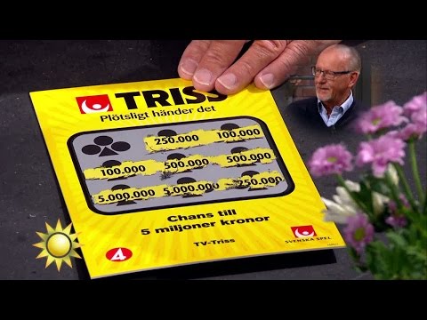 Trissvinnaren: "Det blir en fest - oavsett vinst!" - Nyhetsmorgon (TV4)
