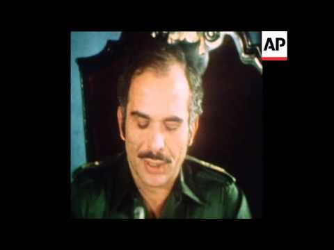 SYND 17-10-73 HUSSEIN PRESS CONFERENCE ON MIDDLE EAST WAR