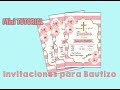 The Best 14 Imprimir Plantillas Invitaciones De Bautizo Niña Para Editar