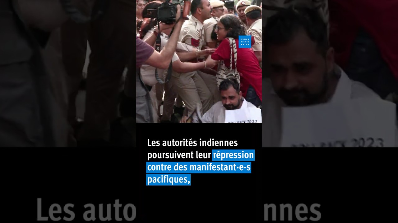 Inde : Répression brutale de manifestations