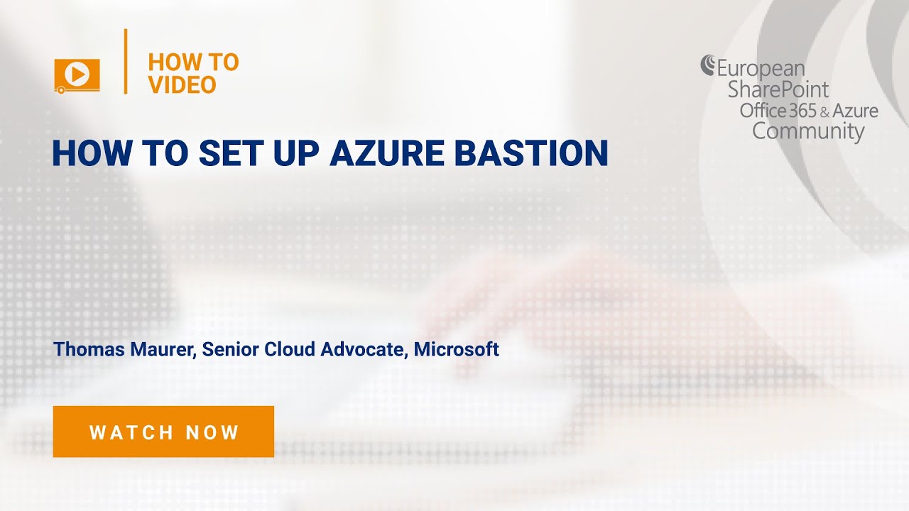 How to Set Up Azure Bastion