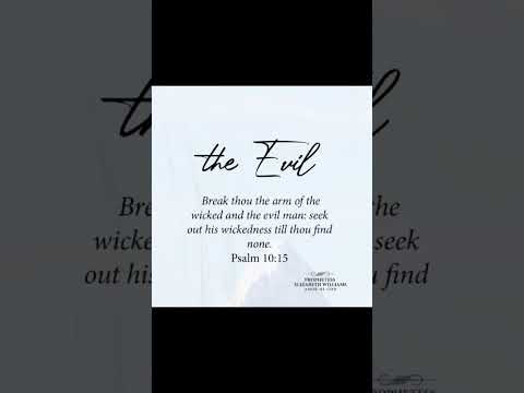 Your prayers can change your environment and remove all evil. #prayer #propheticword #encouragement