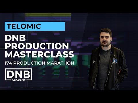 Video: Telomic makes a liquid DnB track from scratch in Ableton Live, 174 Production Marathon