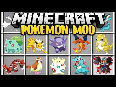 Minecraft POKEMON MOD! (Mod Showcase)