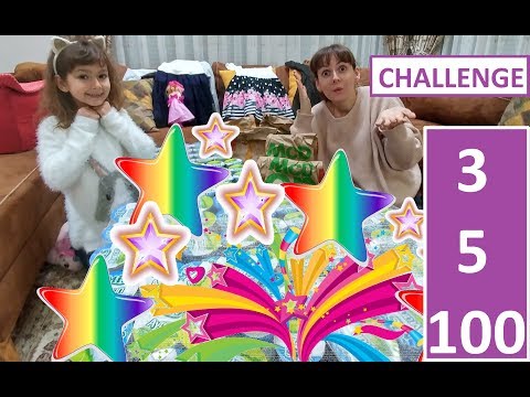 3-5-100 CHALLENGE YAPTIK ÇOK EĞLENDİK Video