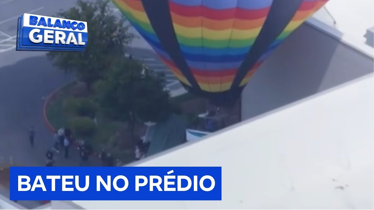 Balão de Ar Quente Perde Controle e Colide com Prédio na Califórnia em Voo de Terror