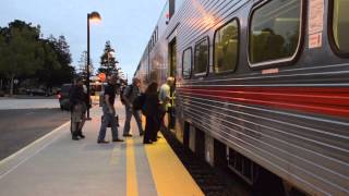 preview picture of video '7:20 a.m. Cal Train from Morgan Hill'