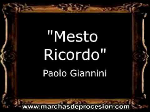 Mesto Ricordo - Paolo Giannini [MA]