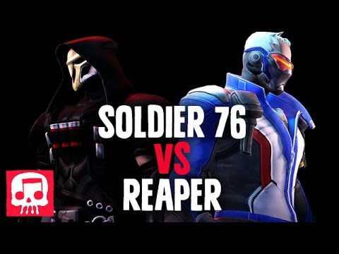 SOLDIER 76 VS REAPER RAP BATTLE by JT Music