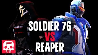 SOLDIER 76 VS REAPER RAP BATTLE by JT Music