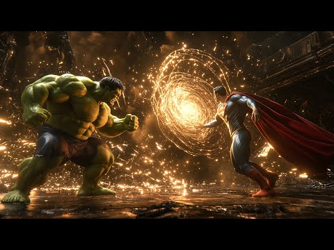 Hulk and Superman vs Galactus  ( Part 1)