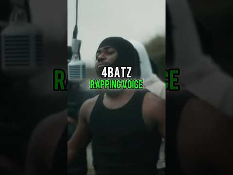 Rappers real voice vs their rapping voice pt.4 🎤🤯 #rap #4batz #shorts