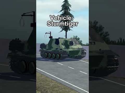 So far the Sturmtiger is the fastest vehicle? 😳  #mtc4 #multicrewtankcombat #mtc #robloxfunny #mtc5