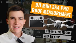 Roof Measurement with DJI Mini 3/4 Tutorial