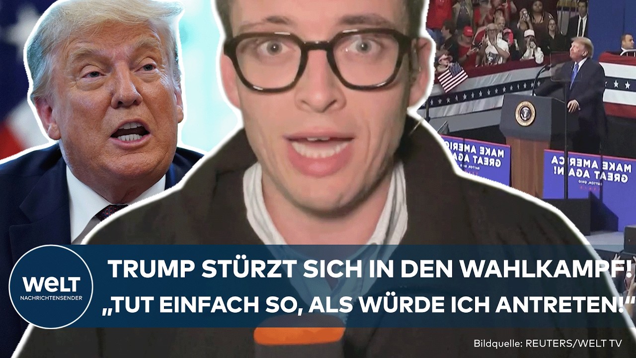 US-MIDTERMS: „Tut einfach so, als würde ich antreten!“ Trump mobilisiert seine MAGA-Basis