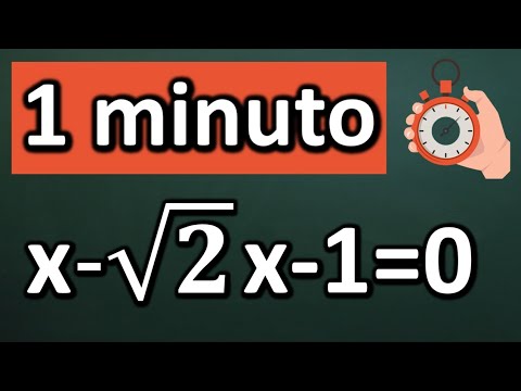ECUACIONES DE PRIMER GRADO CON RAÍCES