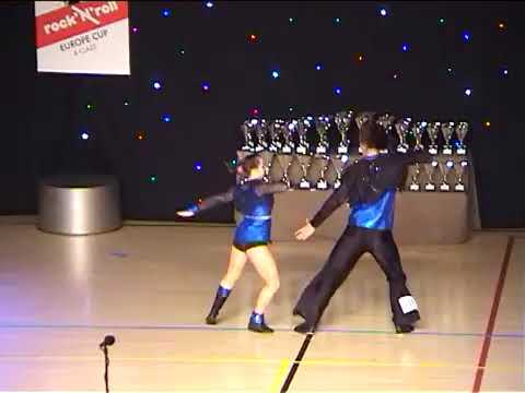 Europe Cup 2010 - RR - B class - Jakub SKODA   Vera VACKOVÁ CZE -- Final -- Place 7  Foot technique