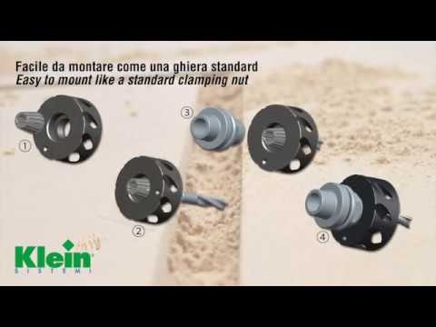 Klein 'Tornado' Dust & chip extraction nut for CNC operations