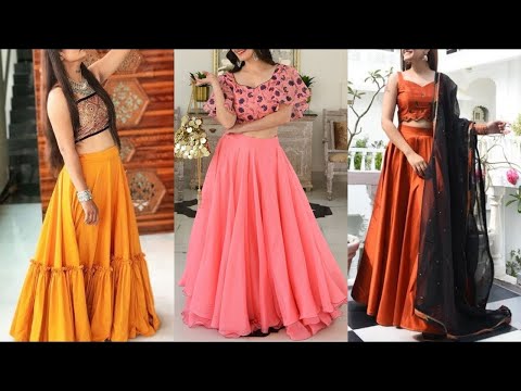 Latest Lehenga Crop top 👗👗Designs 2022 | Simple Crop Top Lehenga Designs 2022💖#croptops