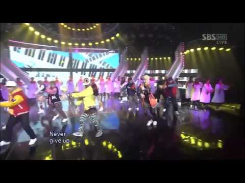 Never Give Up - Bang & Zelo (111204 SBS Inkigayo)
