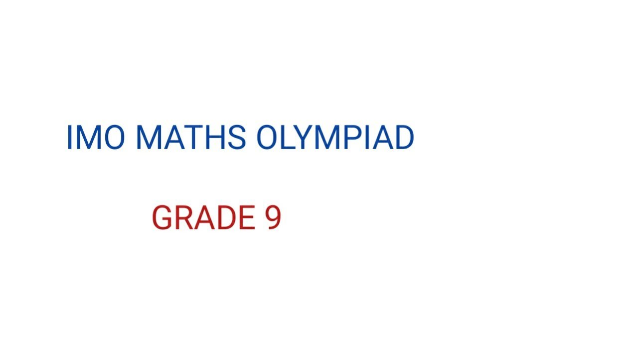 #9thMaths #INTERNATIONALMATHOLYMPIAD ANSWER KEY 2019-20.QUESTION PAPER SET A.