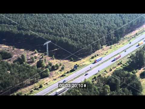 Autobahn / Bundesautobahn BAB A12 / E30 bei Markgrafpieske im Bundesland Brandenburg