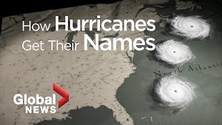 How are hurricanes named?