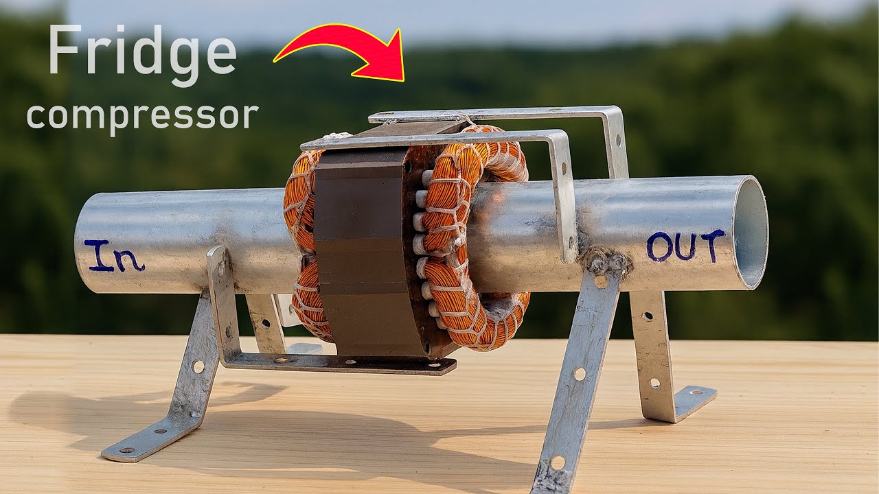 Few People Know That Fridge Compressor Can Do This ☝️ Ultra Invention From 60-year-old Farmer