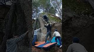 Video thumbnail of Filo del Francés, 7B. La Pedriza