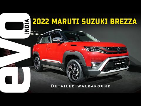 2022 Maruti Suzuki Brezza Walkaround | Styling , Interiors , Features , Engine and Price | evo India