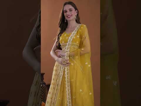 Amoha C1971 Pure Viscose Georgette Wholesale Readymade Lehenga Choli Catalog – product video thumbnail