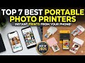 Top 7 Best Portable Photo Printers 2026 Instant Photo Printers For IPhone Android