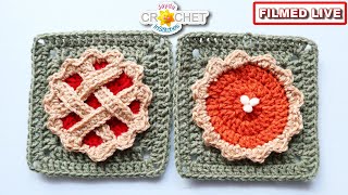 Boho Pie Granny Square - NO SEW - Jayda LIVE Crochet Tutorial - October 14, 2025