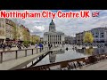 [4K] Walking in Nottingham UK City Centre | DJI POCKET 2