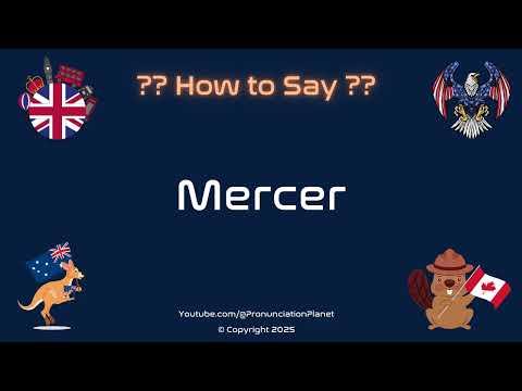 🧵🏛️ How to Pronounce Mercer? (CORRECTLY) | Pronunciation Planet