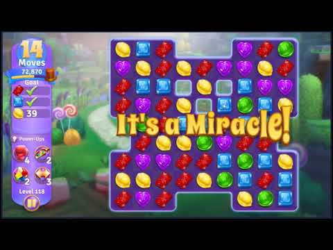 Willy Wonkas Sweet Adventure Level 118 - NO BOOSTERS 🍫 | SKILLGAMING ✔️
