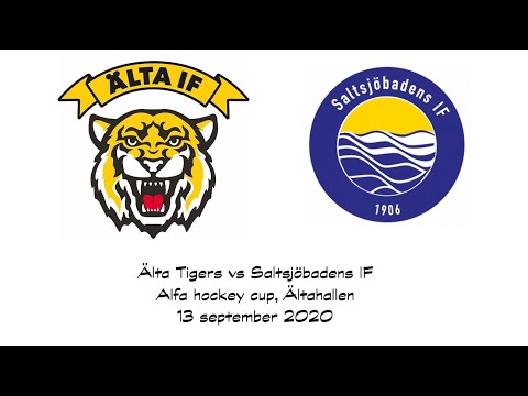 Älta Tigers vs Saltsjöbadens IF, Alfa hockey cup, 13 september 2020