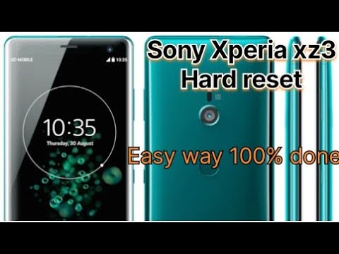 How to Hard reset Sony Xperia XZ3 without pc | Easy way and 100% done..