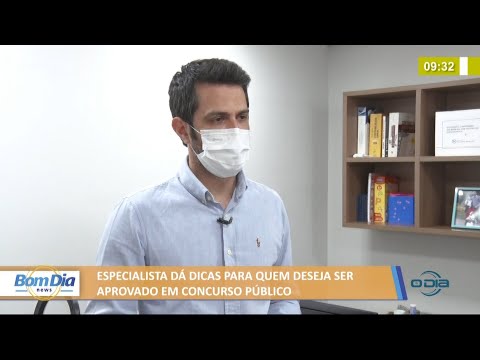 Especialista dá dicas para quem deseja ser aprovado em concurso público 27 08 2021