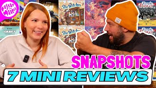 7 Mini Board Game Reviews | Board Game Snapshots