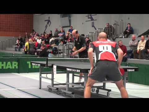 Andreas Ball TTC Kist vs Yahmed TSV Schwabhausen 2  Matchball abgewehrt Bayerische Tischtennis Meist