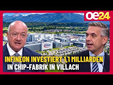 Infineon investiert 1,1 Milliarden in Chip-Fabrik in Villach