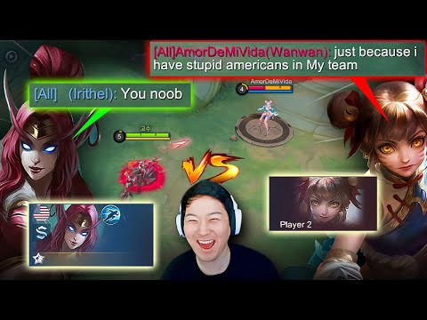 Provoked Wanwan and won easily in wanwan meta | Mobile Legends irithel
