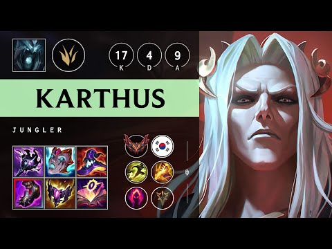 Karthus Jungle vs Shaco - KR Grandmaster Patch 25.07