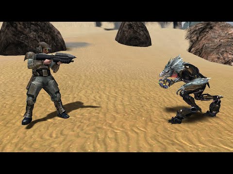 Halo 1 Marines VS. Halo Reach Skirmishers