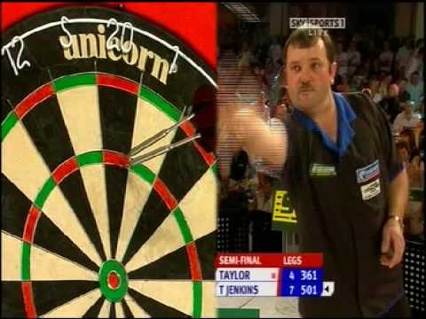 Phil Taylor vs Terry Jenkins Part 4 - 2007 World Matchplay Semi Finals