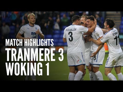 Match Highlights | Tranmere Rovers 3-1 Woking