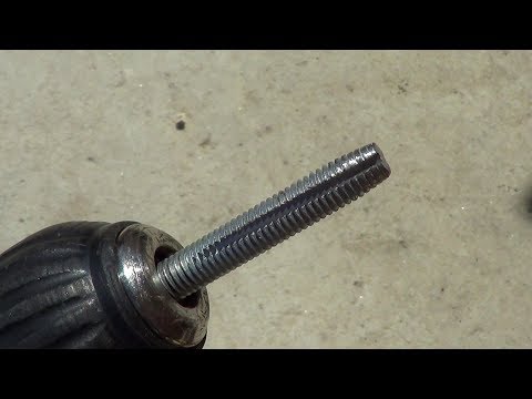 Сделай и себе такое приспособление из обычного длинного болта | нарезка резьбы в дереве